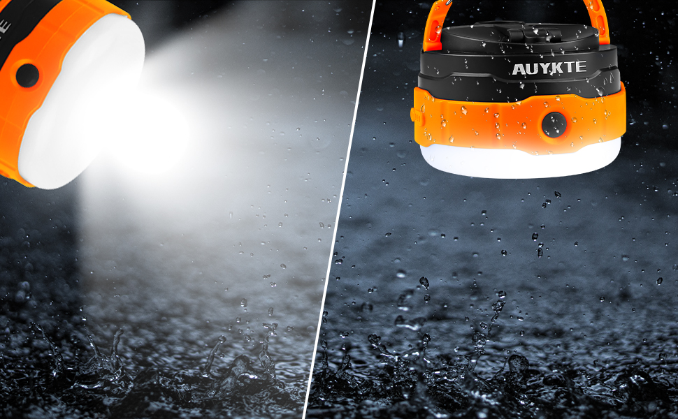 USB Rechargeable Led camping light (Orange)