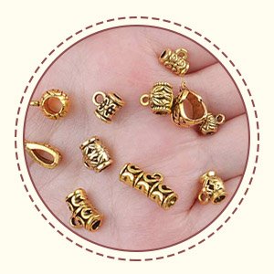 Beads Bails Connector for DIY Necklace Bracelet Jewelry Charm