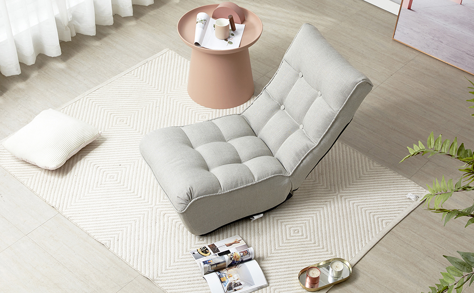 Amazon.com: Indoor Chaise Lounge Chair, 3 Angles Adjustable