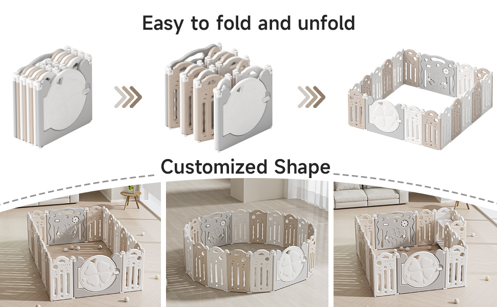 baby playpen with slide