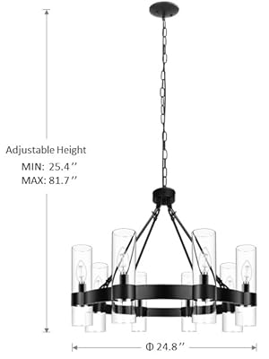 glass chandeliers