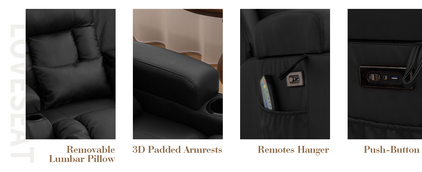 power reclining chair details