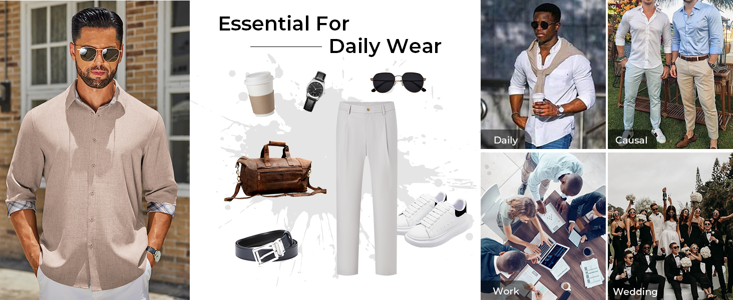 mens button down shirt