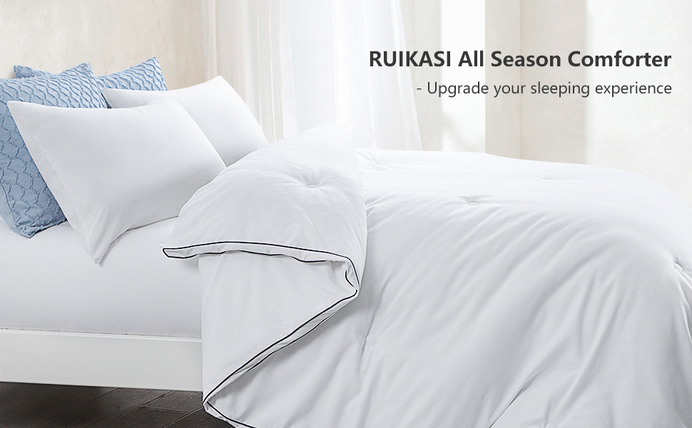 RUIKASI Fluffy Duvet Insert Queen Soft Lightweight