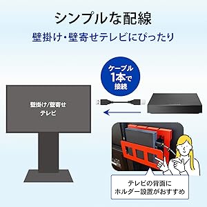 Amazon.co.jp: IODATA 電源不要 外付けHDD 1TB トロッカ テレビ