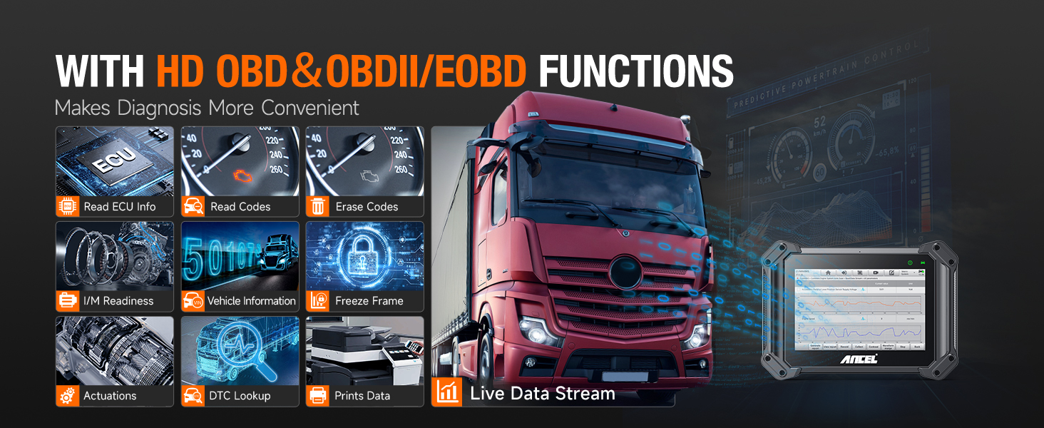 ANCEL V6HD OBD FUNCTION