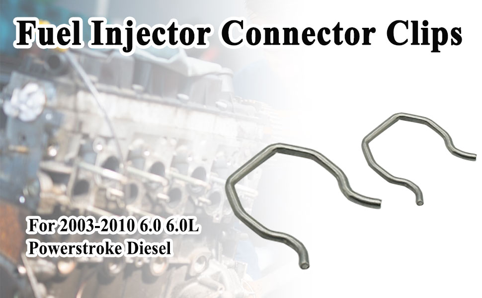 8 Pcs Fuel Injector Connector Clips, for 20032010 6.0 6.0L Powerstroke Diesel, Plug