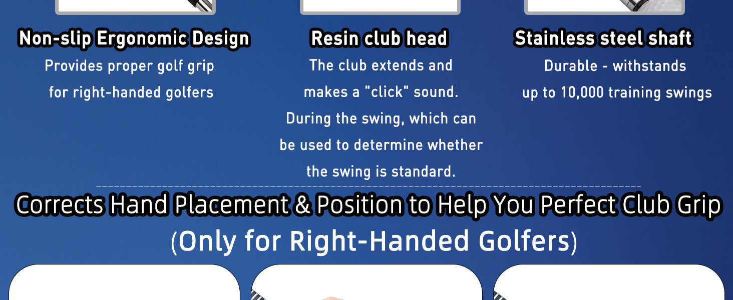 Golf Club for Indoor Practice