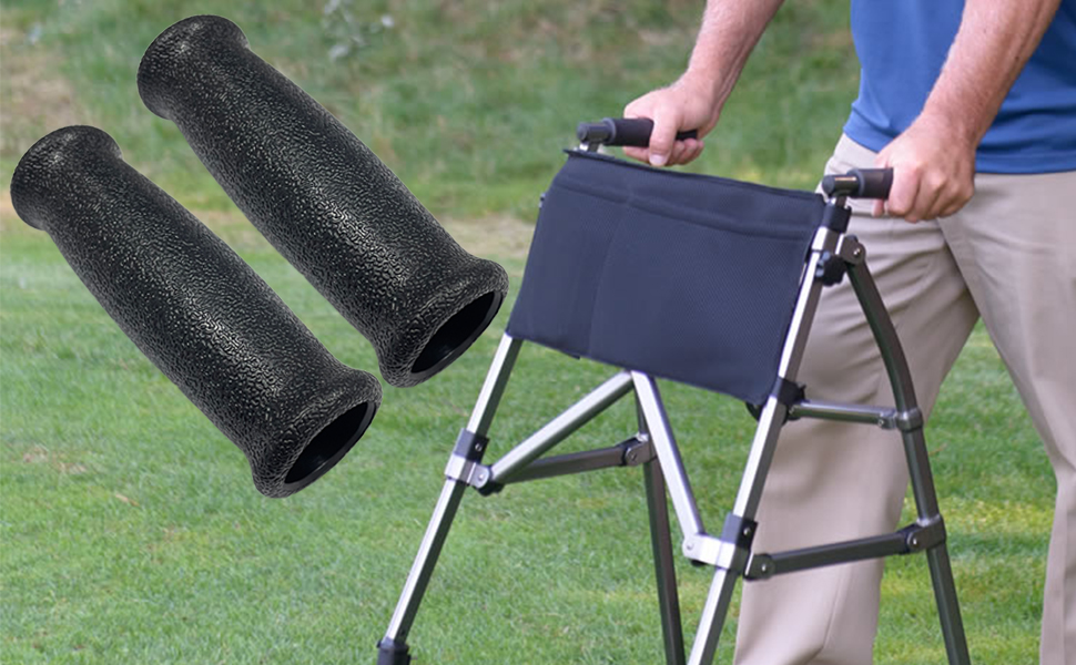 Crutch Hand Grips for Rollator Walker Replacement Elderly