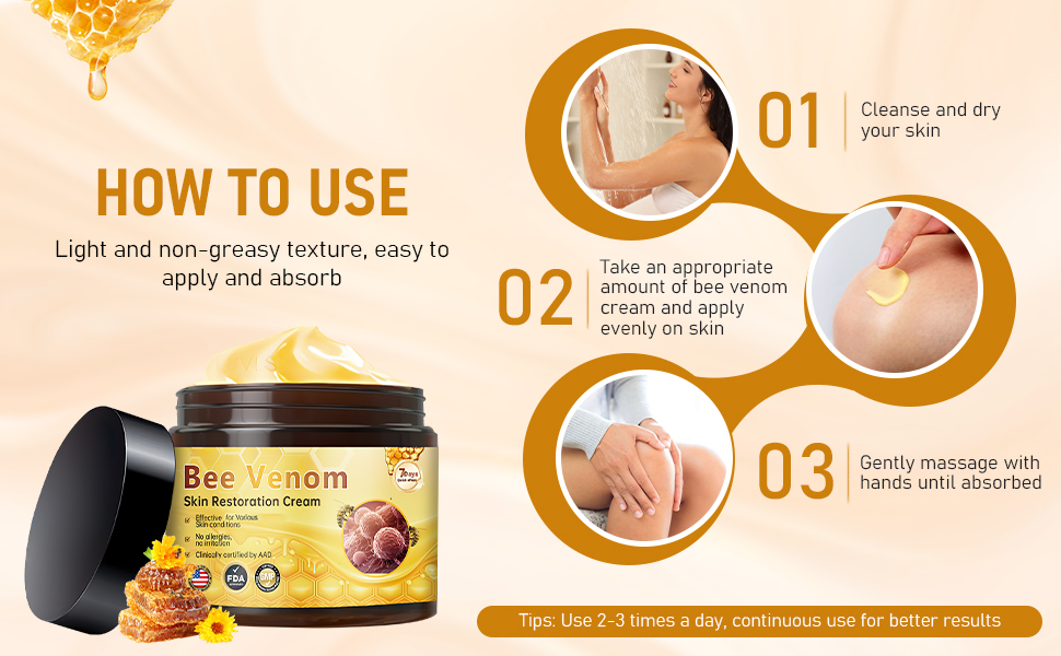 Bee Venom Wrinkle Removal Cream