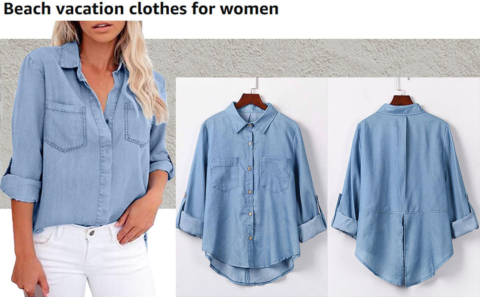 トップス Levis PULL OVER V-NECK S/S DENIM SHIRTS Levis PULL OVER V-NECK S/S DENIM SHIRTS