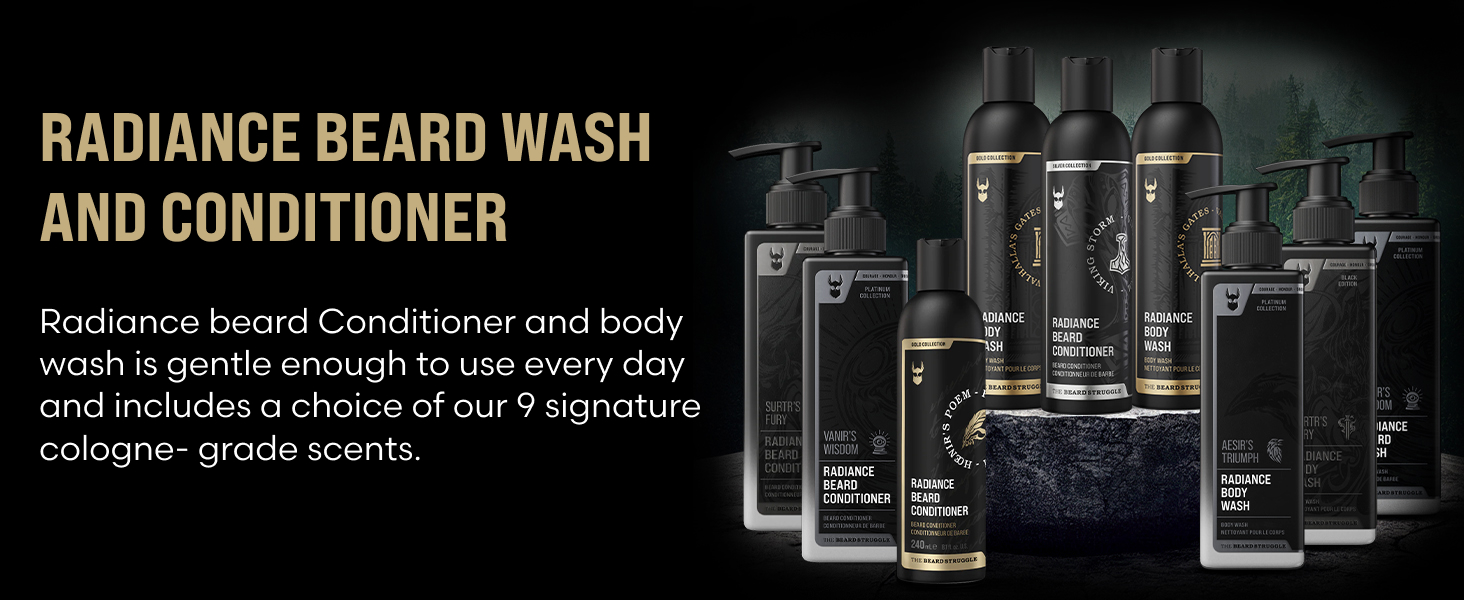 Radiance Beard Wash and conditioner