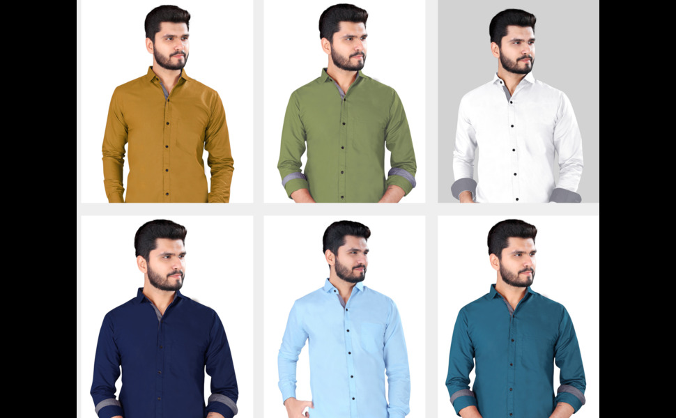 RAFSON Cotton Full Sleeve Shirts for Men - Stylish and Comfortable