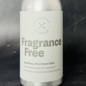 executive shaving fragrance free aftershave balm