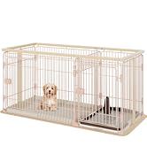Amazon | Petnniko 犬 ケージ 犬 ゲージ 幅146×奥行68×高さ70cm