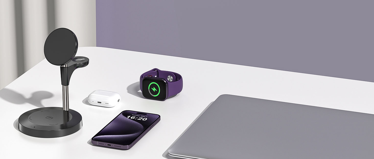 apple magsafe charger stand 3 in 1 charging station wireless multiple devices iphone watch airpods