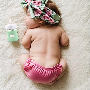 baby and bottle cover