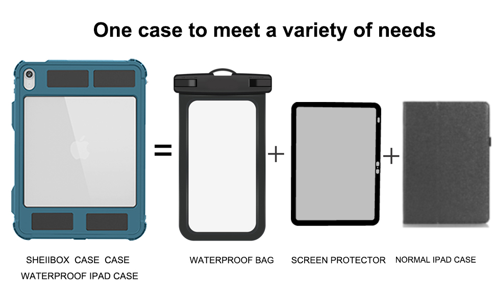 ShellBox Case iPad 10th Gen 10.9 inch Waterproof Case, Full