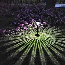 3個組ホワイト 翌朝まで長持ち点灯する ガーデニングライト Amazon.co.jp: 翌朝まで長持ち点灯する!! GWSOLAR ガーデニング