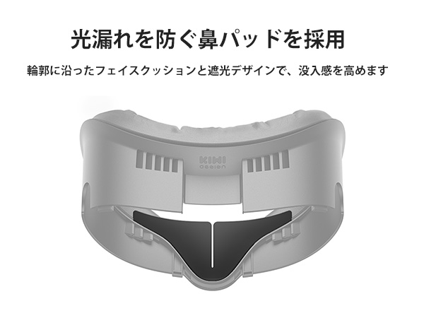 Amazon.co.jp: KIWI design Quest 3に適用 V3 フェイス