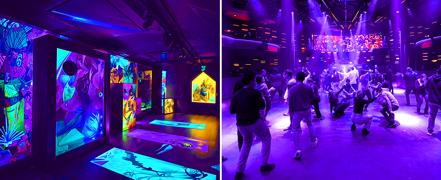 spot lights blacklights