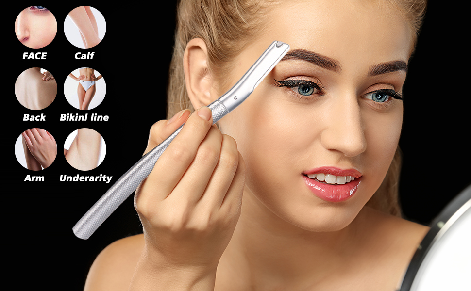 Face Razors for Women, Eyebrow Razor, Exfoliating Face Razor, Face Razors for men