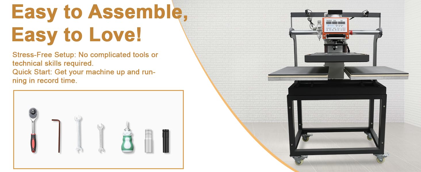 Full Accessories Package heat transfer machine