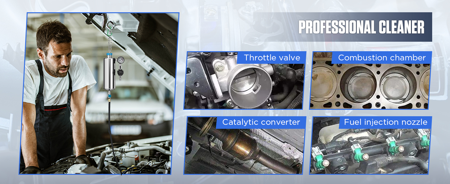 Universal Fuel Injector Cleaning Tool, NonDismantle Fuel