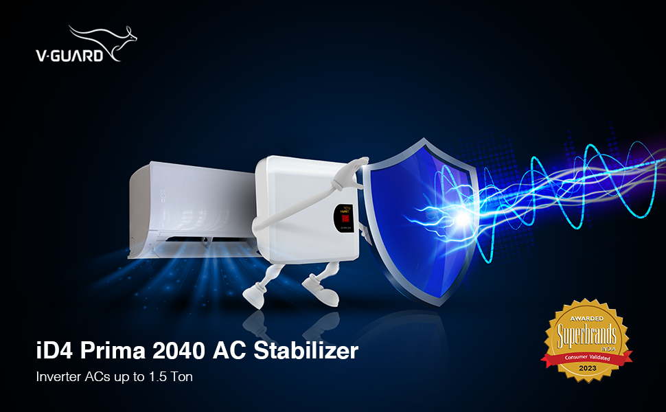 Buy VGuard iD4 Prima 2040 AC Stabilizer for 1.5 ton Inverter AC