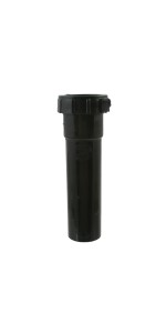 109606 black poly slip joint extension