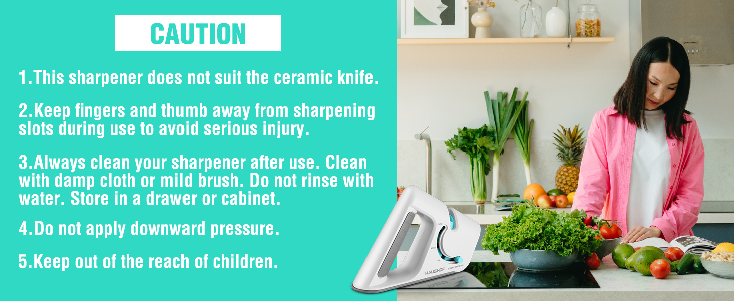 4-in-1 Kitchen Knife Sharpener