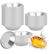 Yesland 40 Pack Egg Tart Mold, Tiny Pie Tartlets Dessert Mold & Pudding Mold, Resuable Baking Cup...