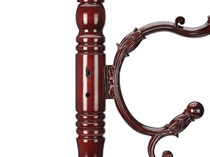 wooden tree coat rack stand
