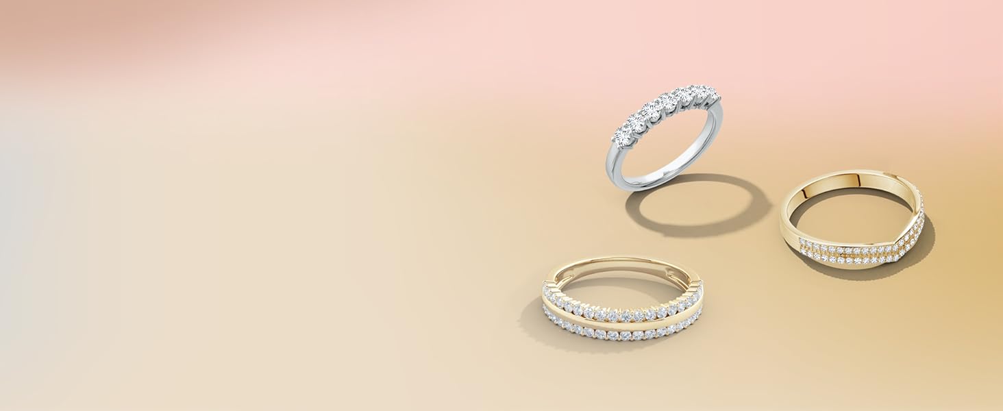 Lab-Grown Wedding Bands