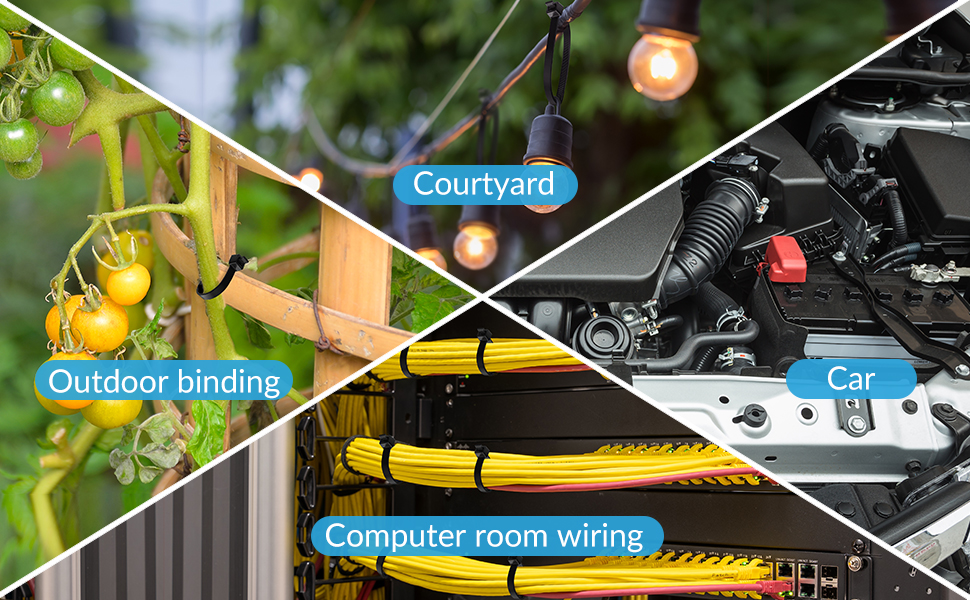 Cable Ties Black Cable Zip Ties Nylon Self Locking tie