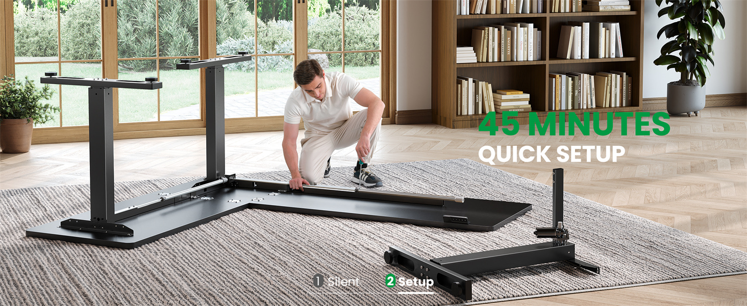 L Shaped Standing Desk