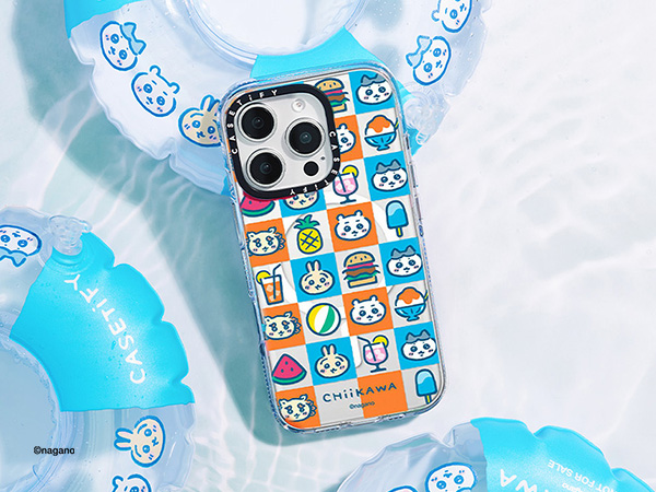 CASETIFY ちいかわ ハチワレ iPhone15ケース グリップスタンド CASETIFY ちいかわ ハチワレ iPhone15ケース グリップスタンド