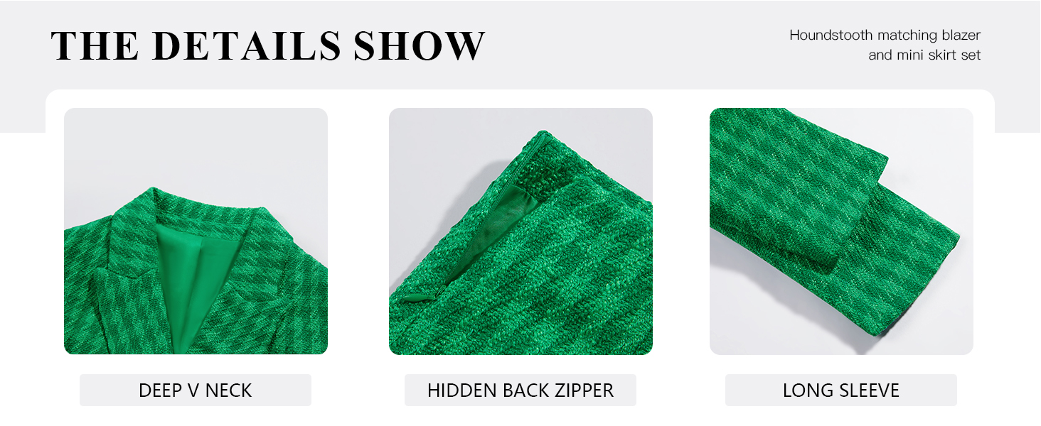 Tweed Blazer Sets