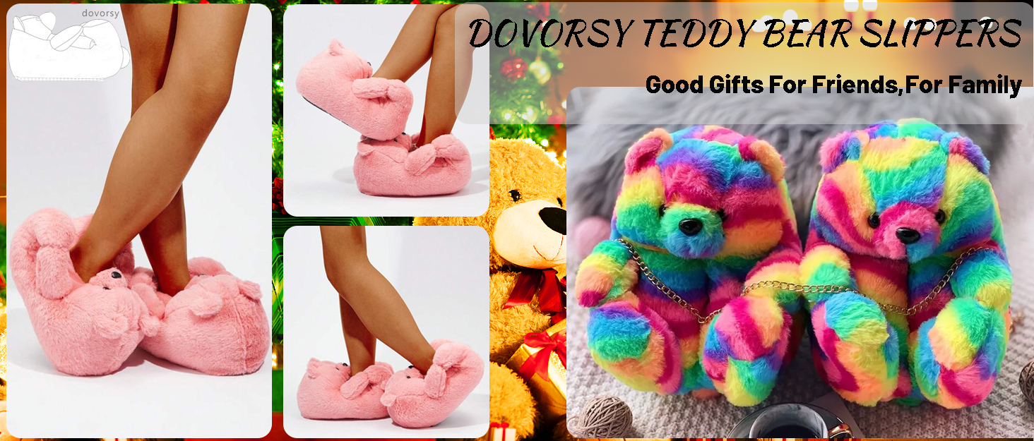 TEDDY BEAR SLIPPERS