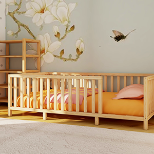 Montessori Floor Bed Frame Sturdy Modern Design