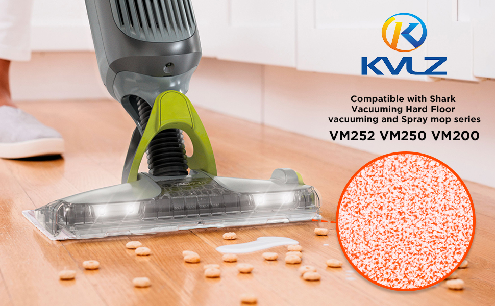 KVLZ Reusable Durable Microfiber mop pad Compatible with