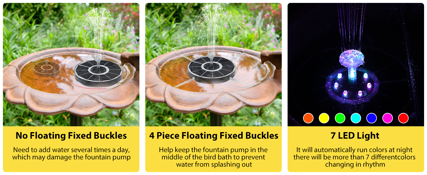 LED Solar Fountain Pump