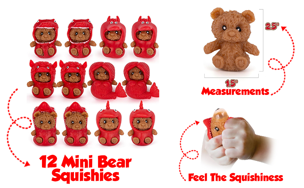 Squishy Bears in Animal Suits