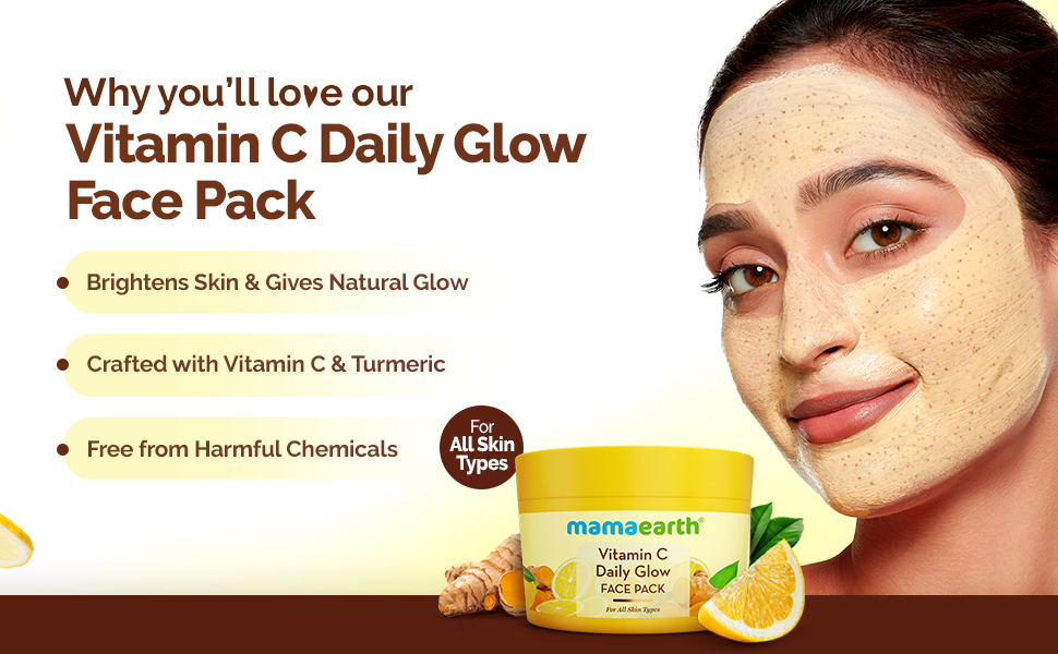 Mamaearth Vitamin C Daily Glow Face Pack