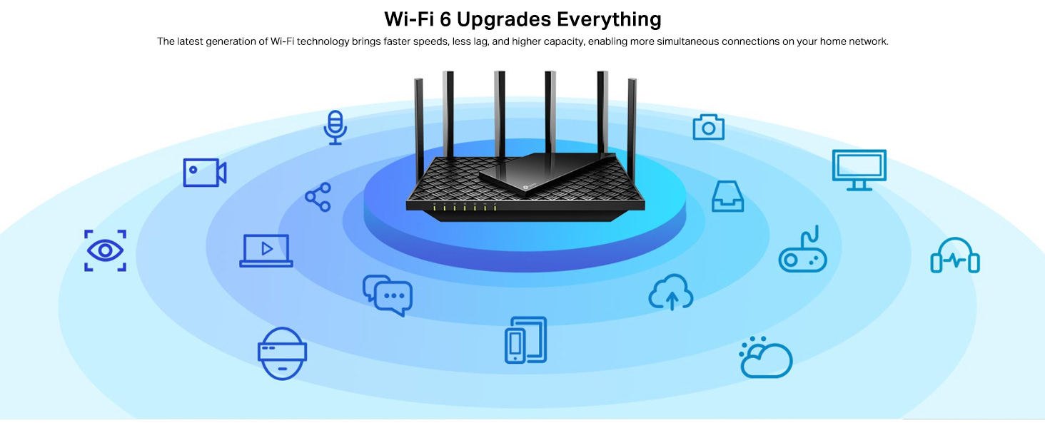 Archer AX73 AX5400 Dual-Band Gigabit Wi-Fi 6 Router
