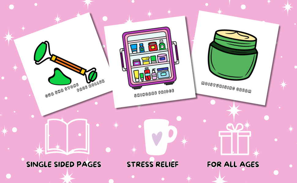 skincare coloring book