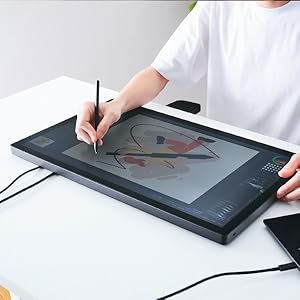Wacom - 【みるみる】Wacom液晶ペンタブレットCintiq24HDtouc Amazon.co.jp: ワコム 液晶ペンタブレット 24.1インチ タッチ