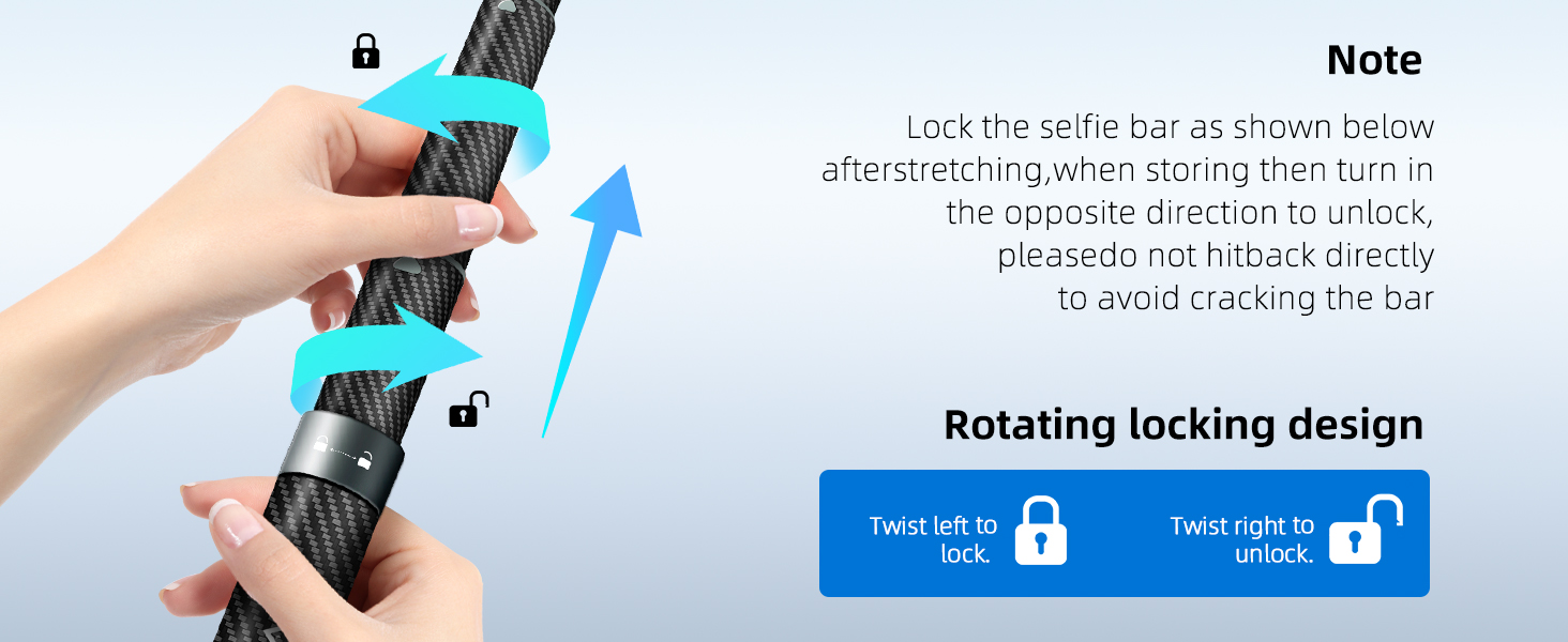 Carbon Fiber Selfie Stick