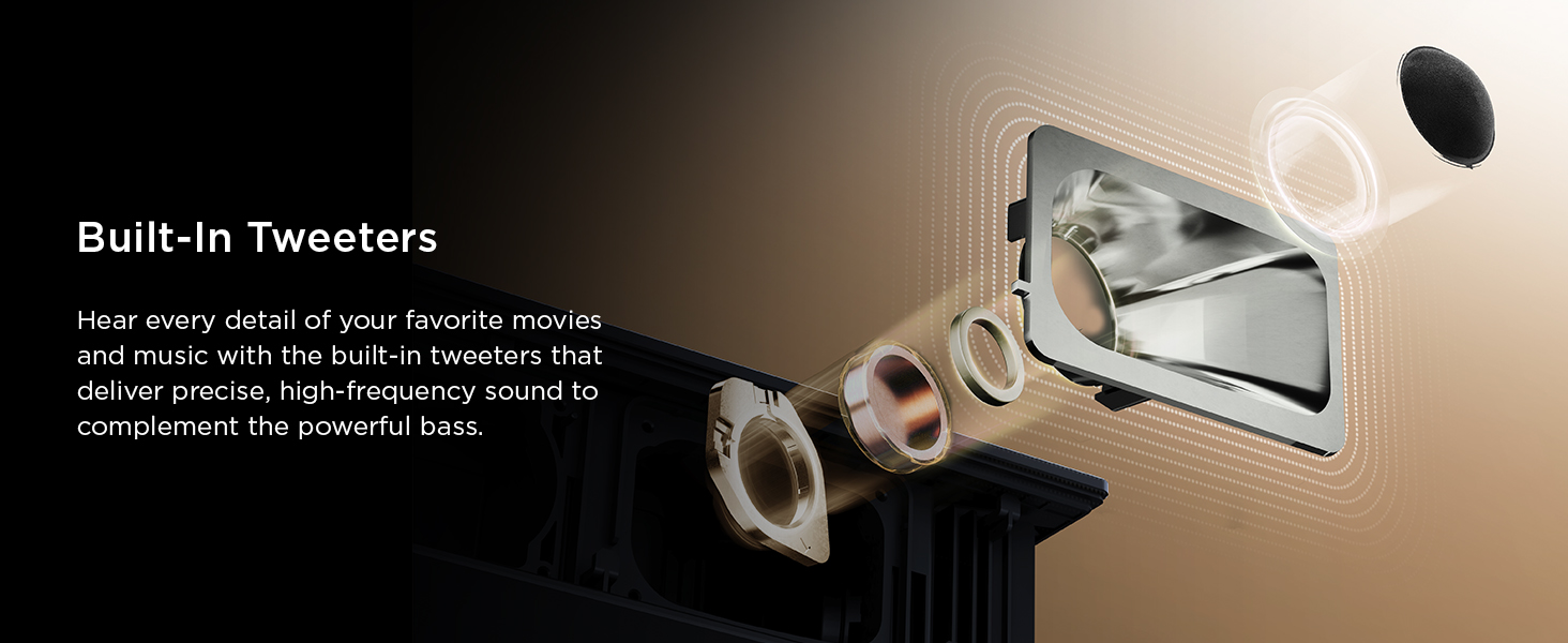Built-In Tweeters