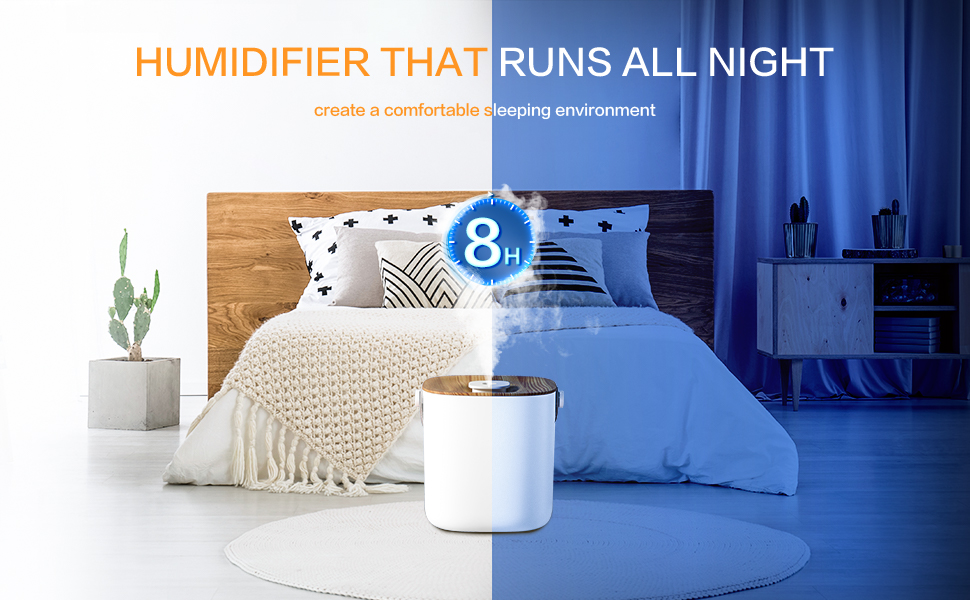 SmartDevil Small Humidifier for Plants, 600ml Mini Humidifier for